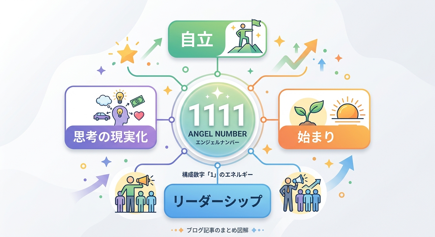 1111が持つ4つの主要なメッセージ