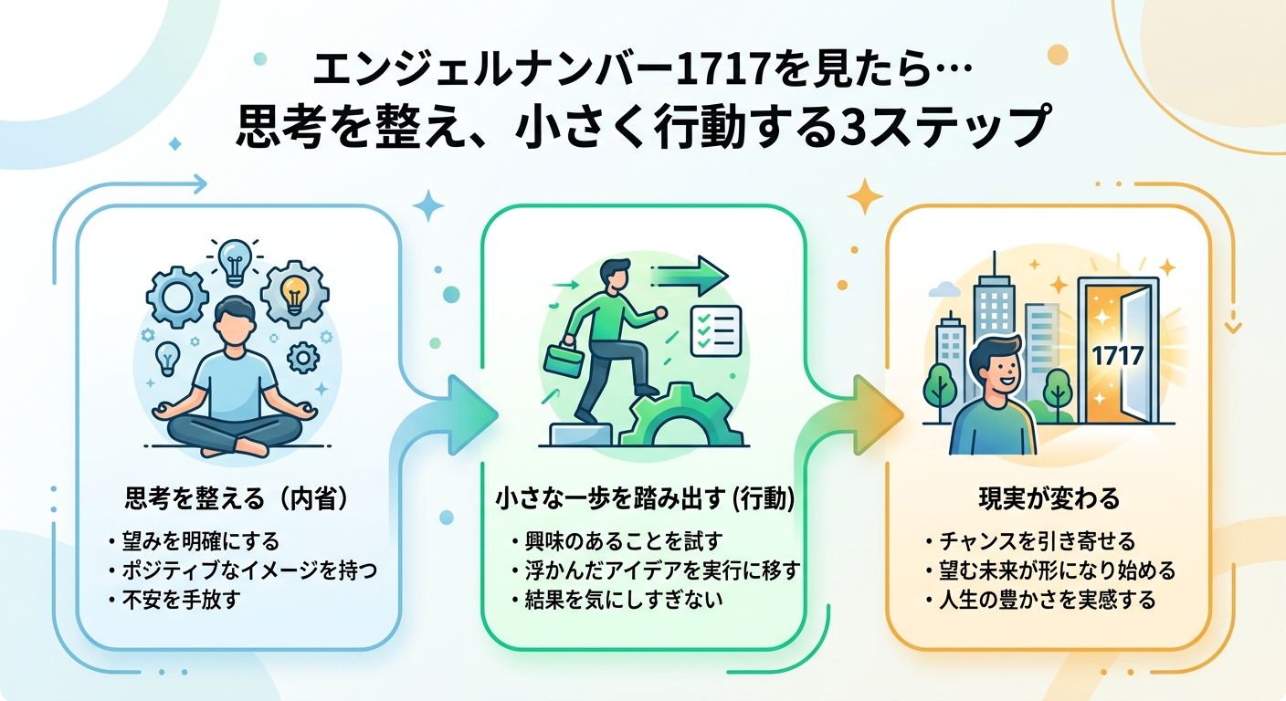1717を見たときに推奨される行動